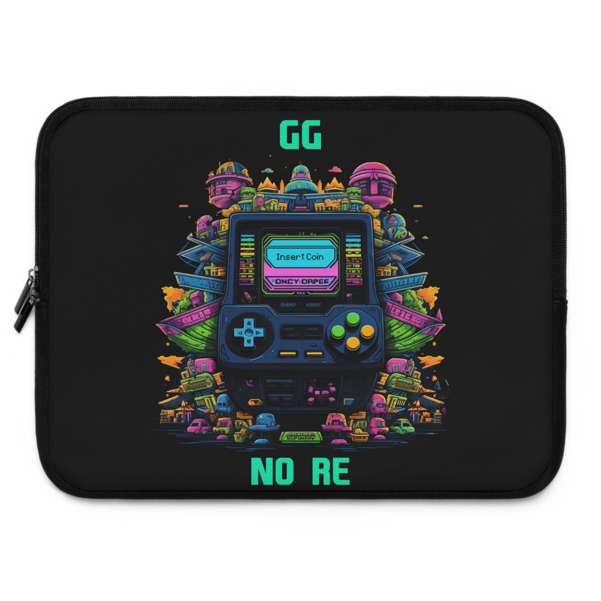 Goated Goods - All Gamers - GG No Re - Laptop Sleeve - Black - 13"