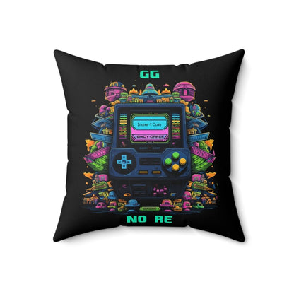 Goated Goods - All Gamers - GG No Re - Square Pillow - 18" × 18" -