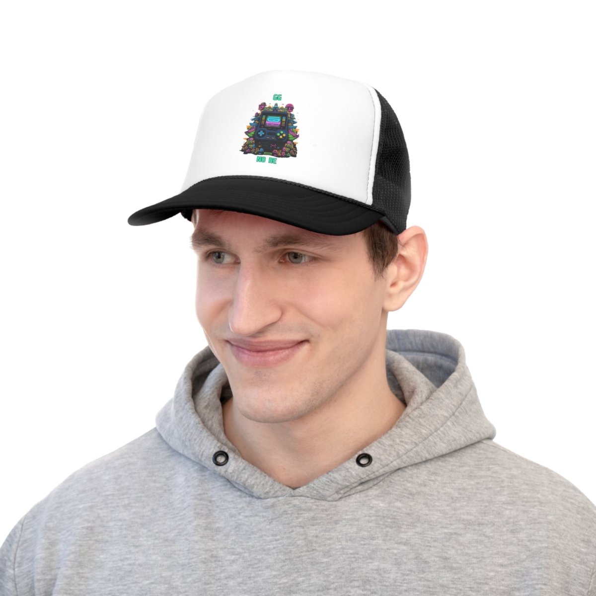 Goated Goods - All Gamers - GG No Re - Trucker Hat - Black - One size