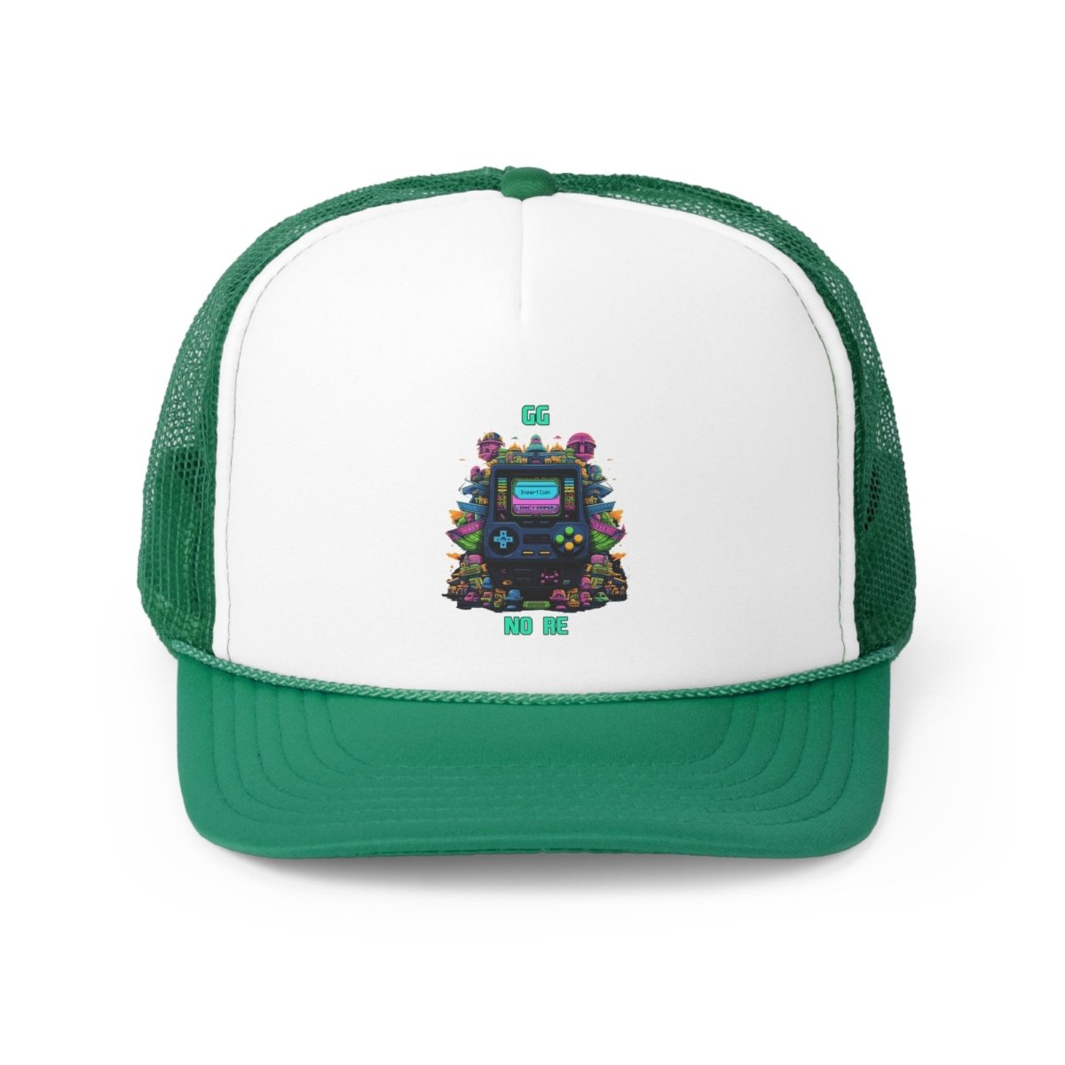 Goated Goods - All Gamers - GG No Re - Trucker Hat - Green - One size