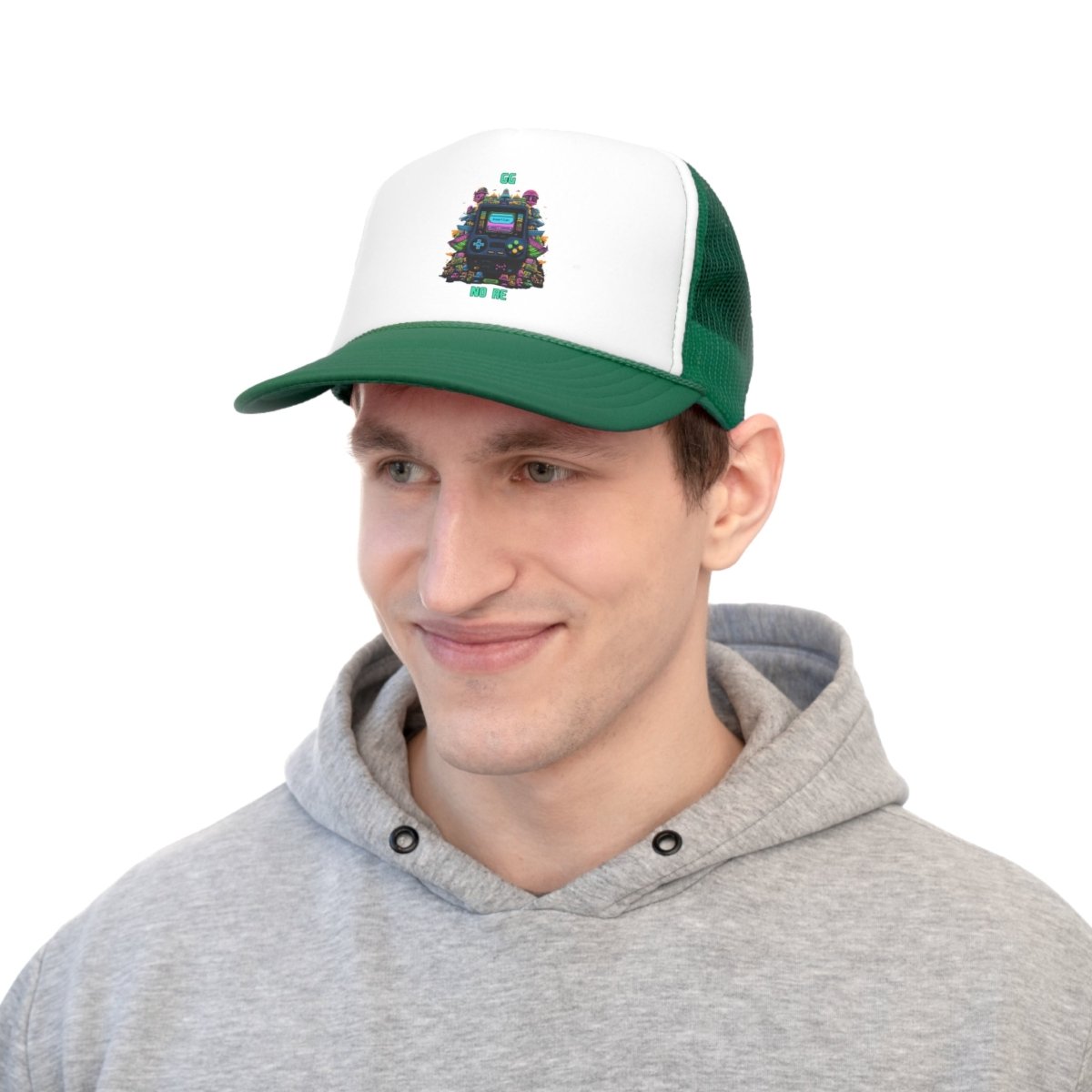 Goated Goods - All Gamers - GG No Re - Trucker Hat - Green - One size