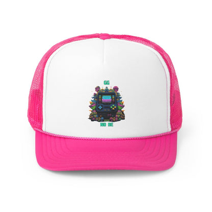 Goated Goods - All Gamers - GG No Re - Trucker Hat - Pink - One size