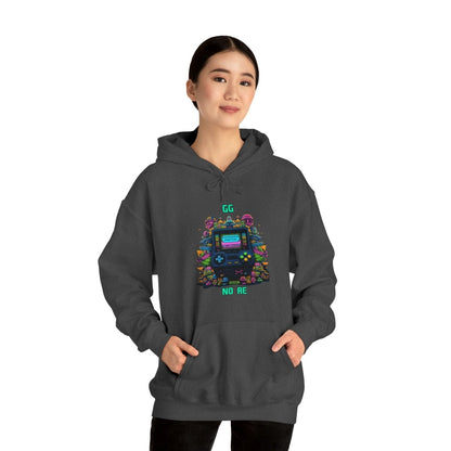 Goated Goods - All Gamers - GG No Re - Unisex Hoodie - Dark Heather - S