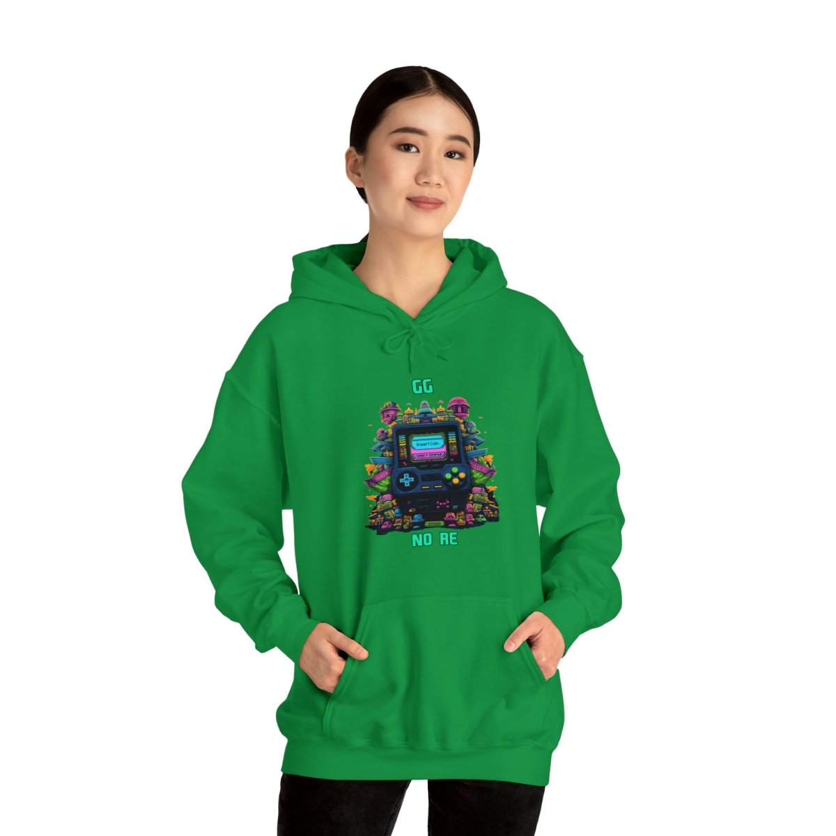 Goated Goods - All Gamers - GG No Re - Unisex Hoodie - Irish Green - S