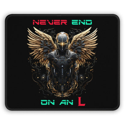 Goated Goods - All Gamers - Never end on an L - Mouse Pad - Rectangle - 9" × 7"