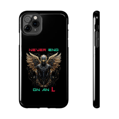 Goated Goods - All Gamers - Never end on an L - Tough iPhone Case - iPhone 11 Pro Max -