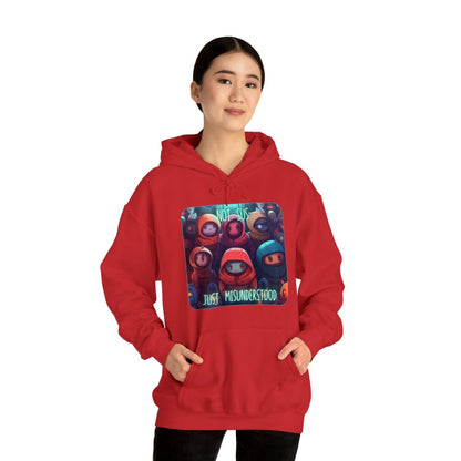 Goated Goods - Among Us - Not Sus - Unisex Hoodie - Red - S