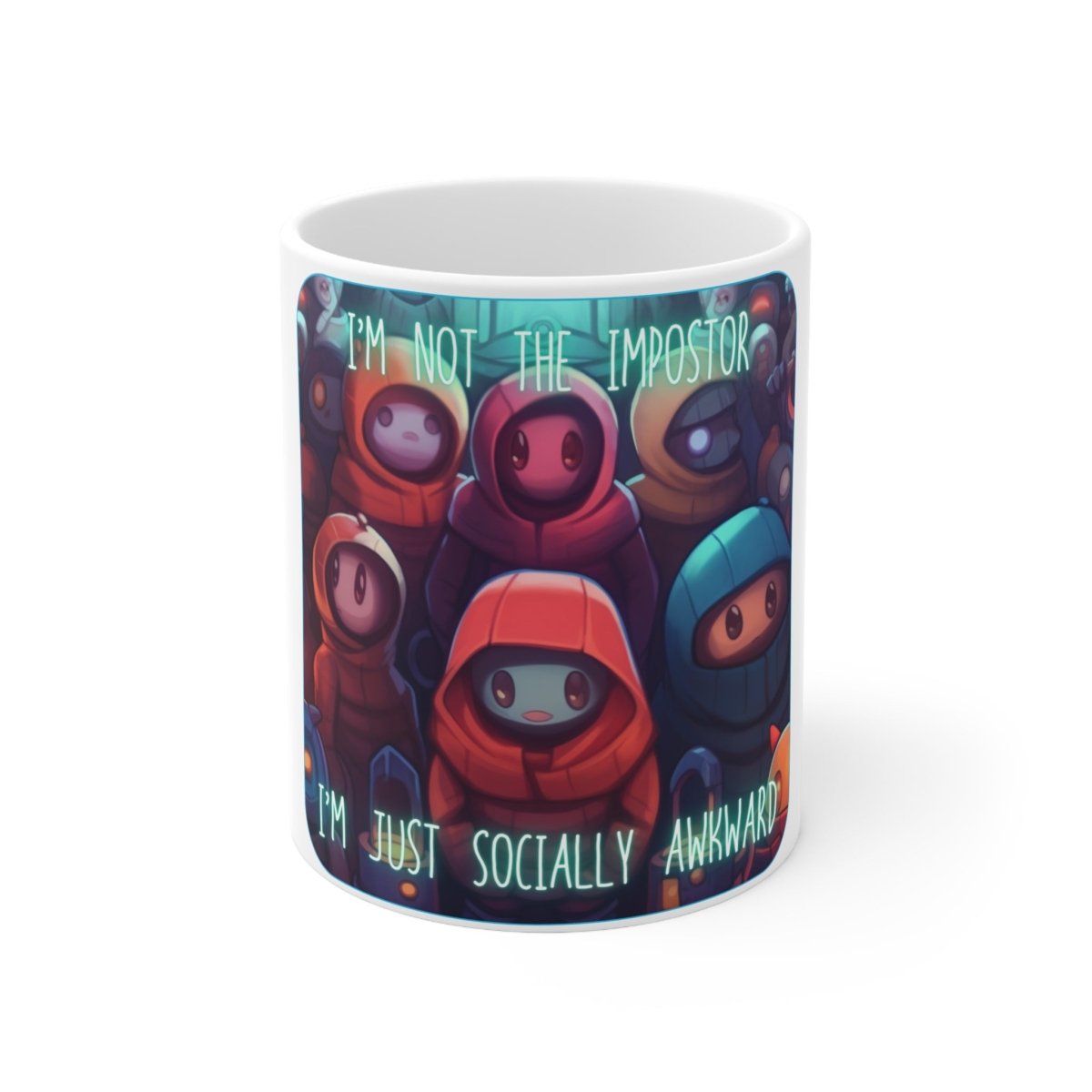 Goated Goods - Among Us - Socially Awkward - Coffee Mug - 11oz -