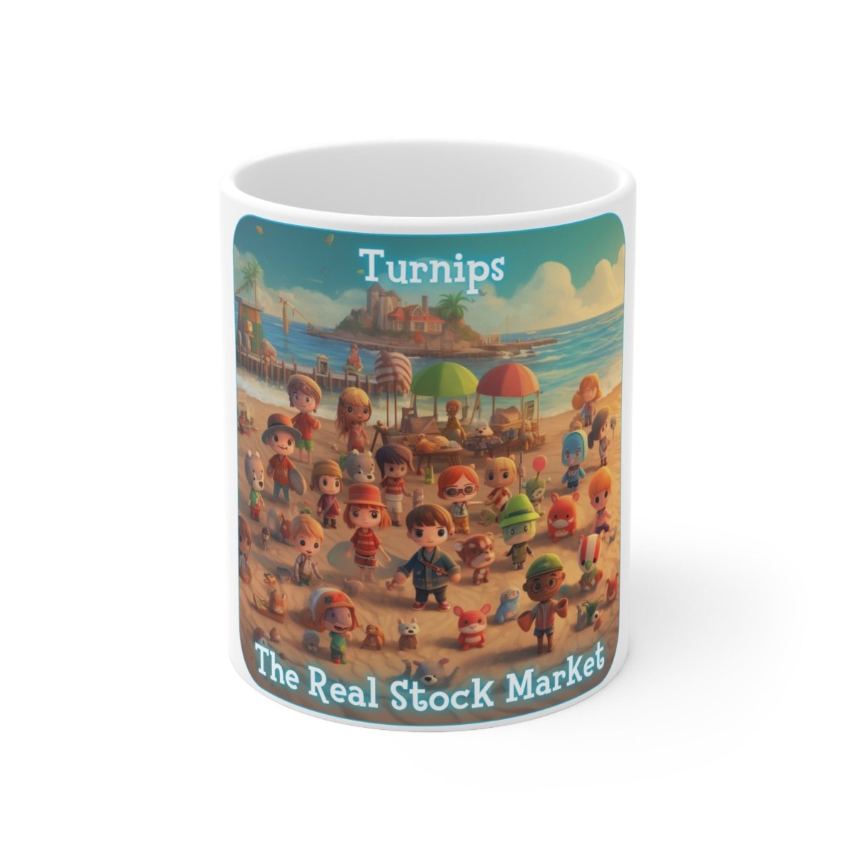 Goated Goods - Animal Xing - Turnips, The real stock market - Coffee Mug - 11oz -