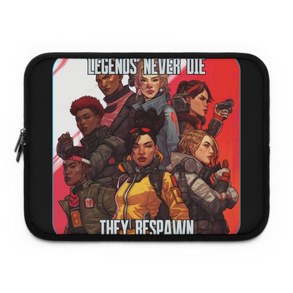 Goated Goods - Apex Legends - Legends Never Die - Laptop Sleeve - Black - 13"