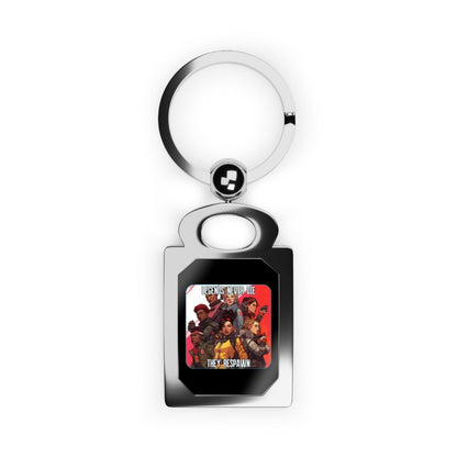 Goated Goods - Apex Legends - Legends Never Die - Silver Keychain - One size - Glossy