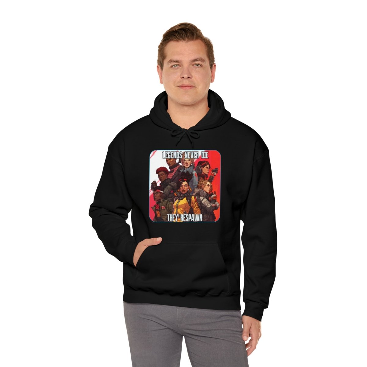 Goated Goods - Apex Legends - Legends Never Die - Unisex Hoodie - Black - S