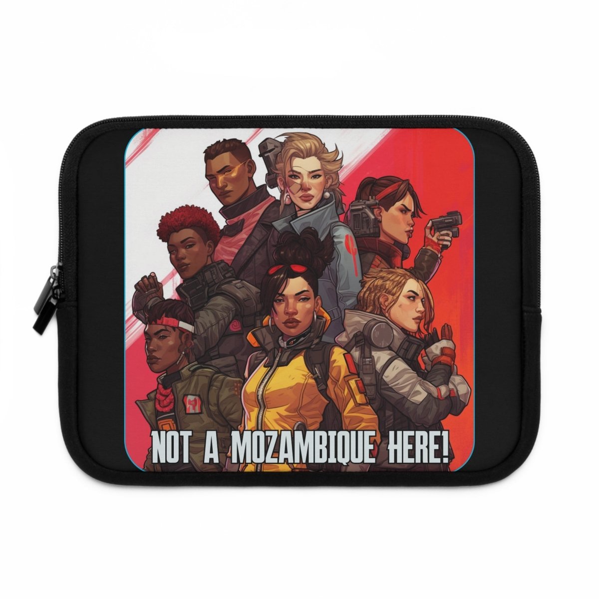 Goated Goods - Apex Legends - Not a Mozambique Here! - Laptop Sleeve - Black - 10"