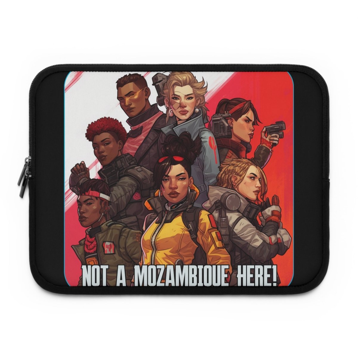 Goated Goods - Apex Legends - Not a Mozambique Here! - Laptop Sleeve - Black - 13"