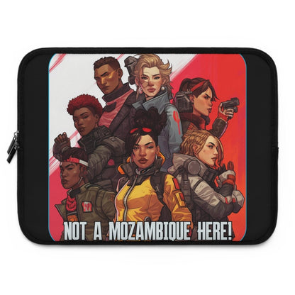 Goated Goods - Apex Legends - Not a Mozambique Here! - Laptop Sleeve - Black - 15"