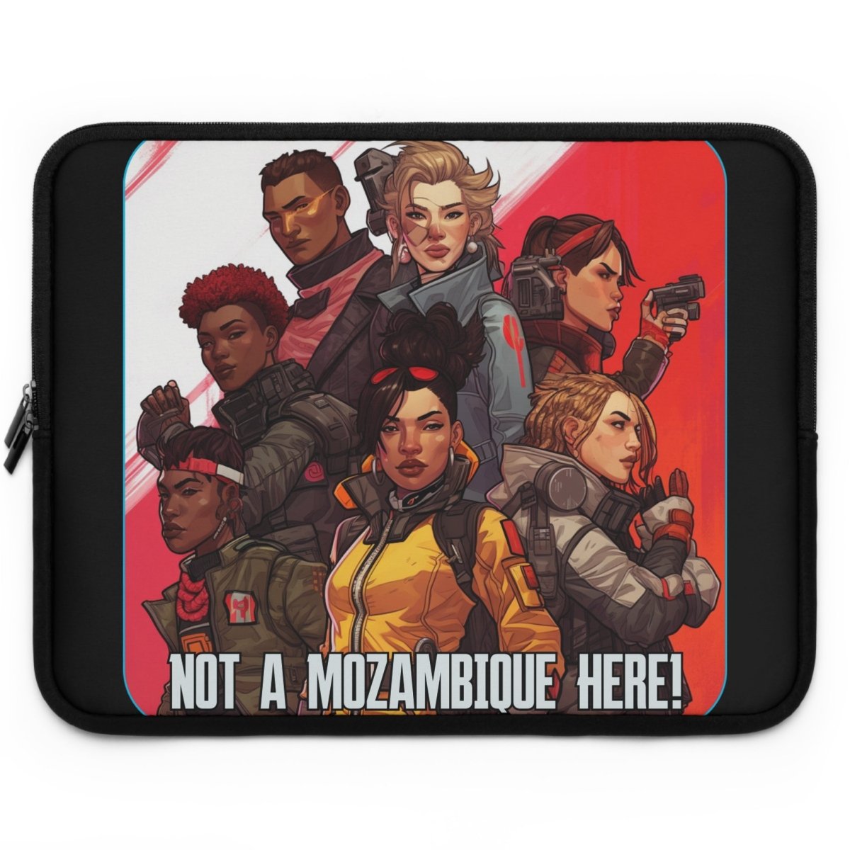 Goated Goods - Apex Legends - Not a Mozambique Here! - Laptop Sleeve - Black - 17"