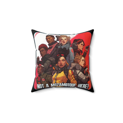 Goated Goods - Apex Legends - Not a Mozambique Here! - Square Pillow - 14" × 14" -