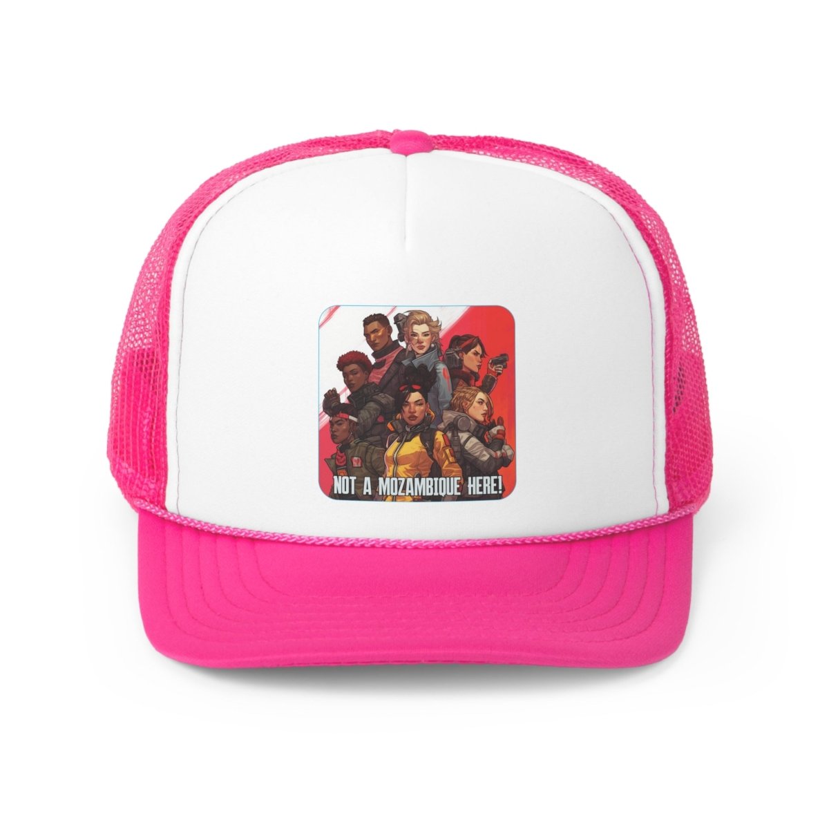 Goated Goods - Apex Legends - Not a Mozambique Here! - Trucker Hat - Pink - One size