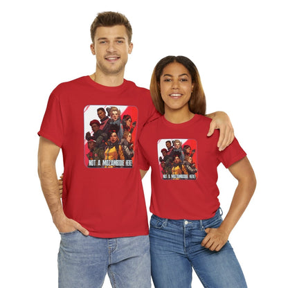 Goated Goods - Apex Legends - Not a Mozambique Here! - Unisex T-shirt - Red - S