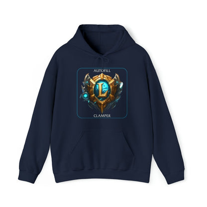 Goated Goods - Autofill Clamper - League of Legends Hoodie - Navy - S