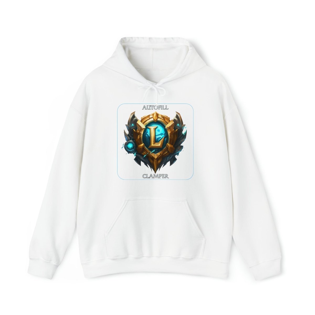 Goated Goods - Autofill Clamper - League of Legends Hoodie - White - S