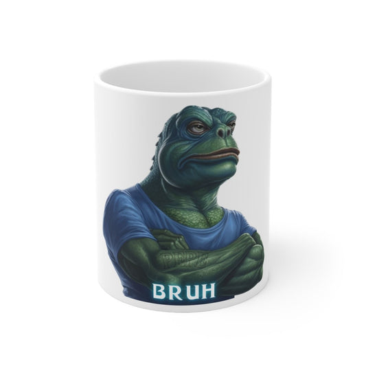 Goated Goods - Bruh Pepe - Coffee Mug - 11oz -