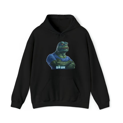 Goated Goods - Bruh Pepe - Hoodie - Black - S