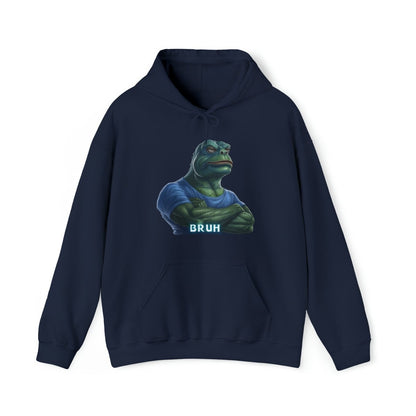 Goated Goods - Bruh Pepe - Hoodie - Navy - S