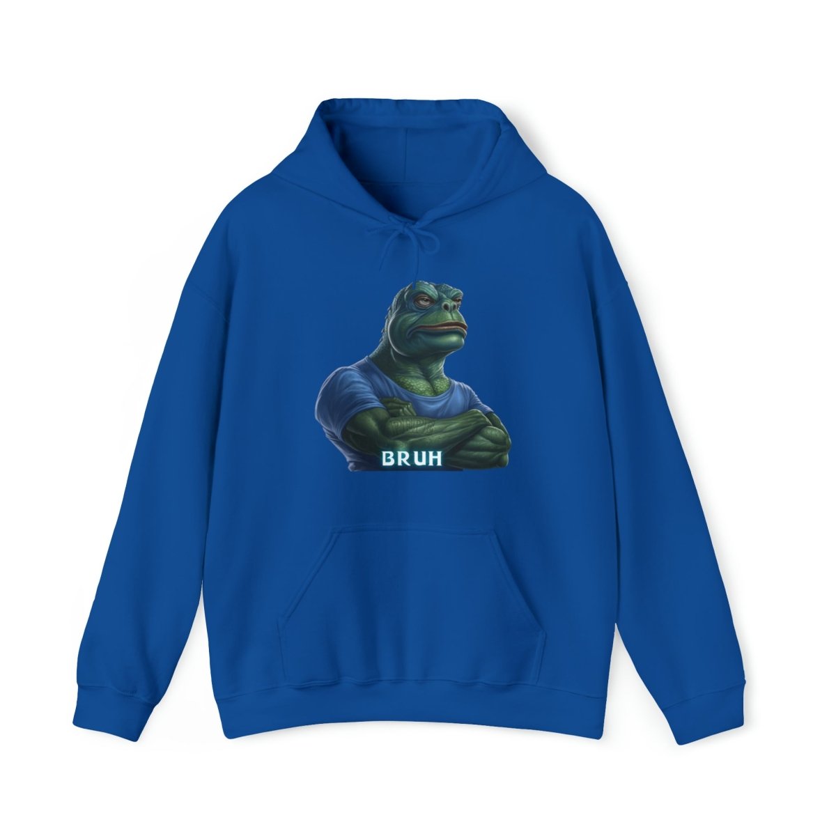 Goated Goods - Bruh Pepe - Hoodie - Royal - S