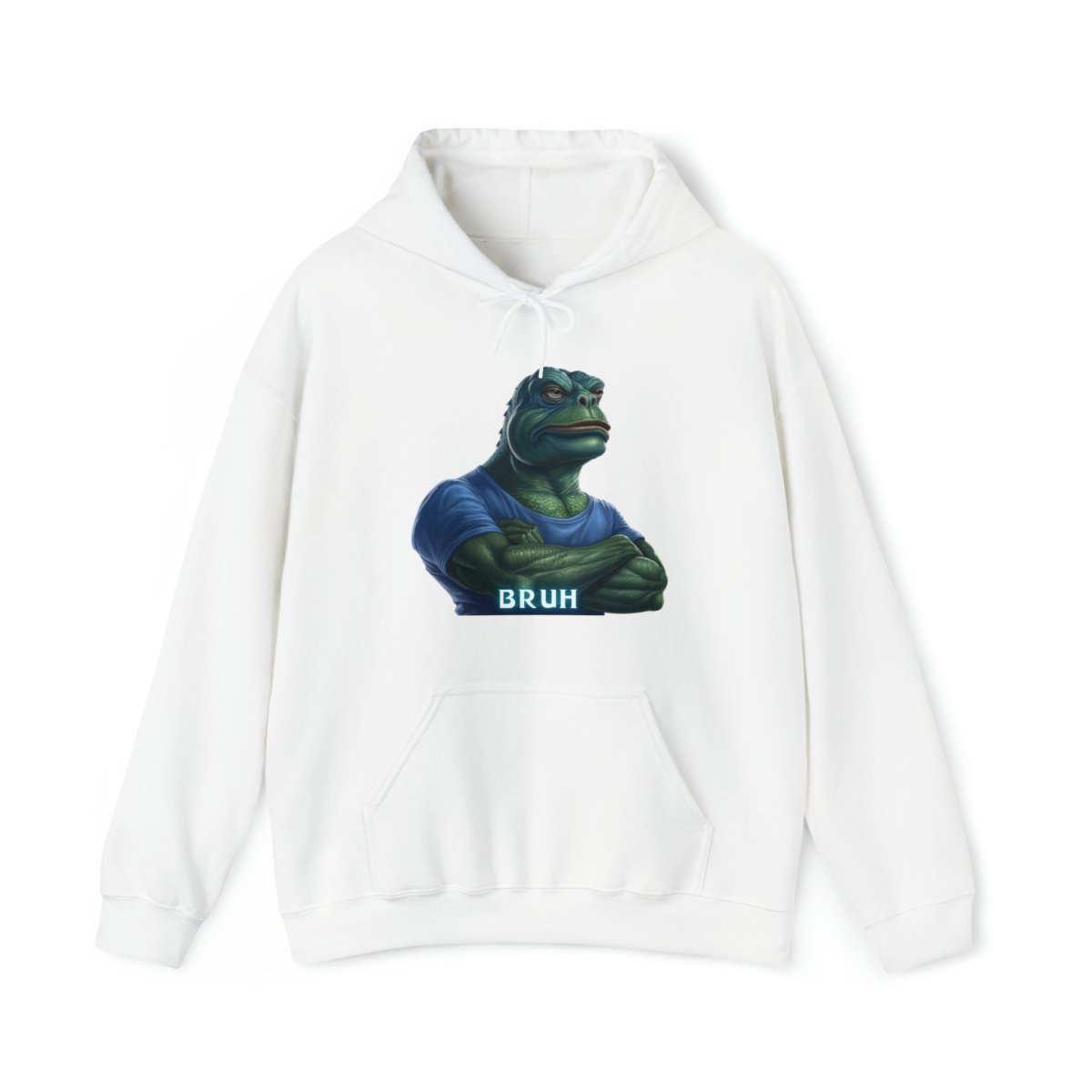 Goated Goods - Bruh Pepe - Hoodie - White - S