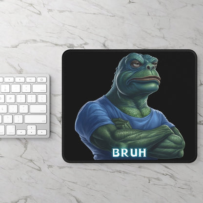 Goated Goods - Bruh Pepe - Mouse Pad - Rectangle - 9" × 7"