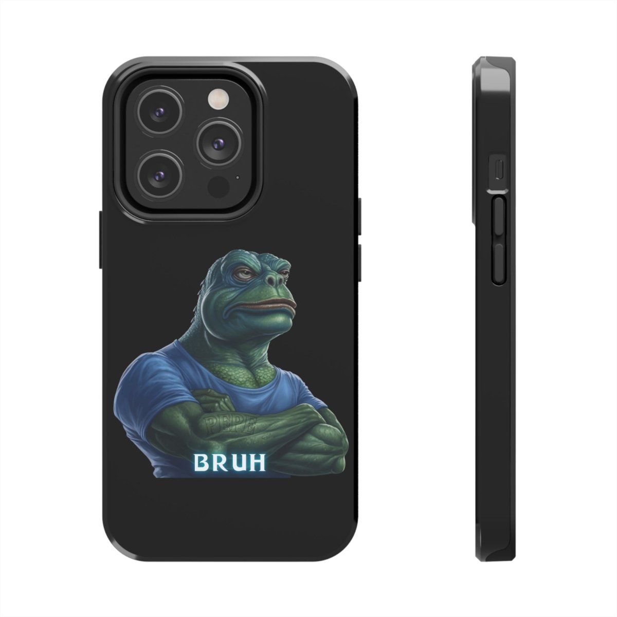 Goated Goods - Bruh Pepe - Tough iPhone Case - iPhone 14 Pro -