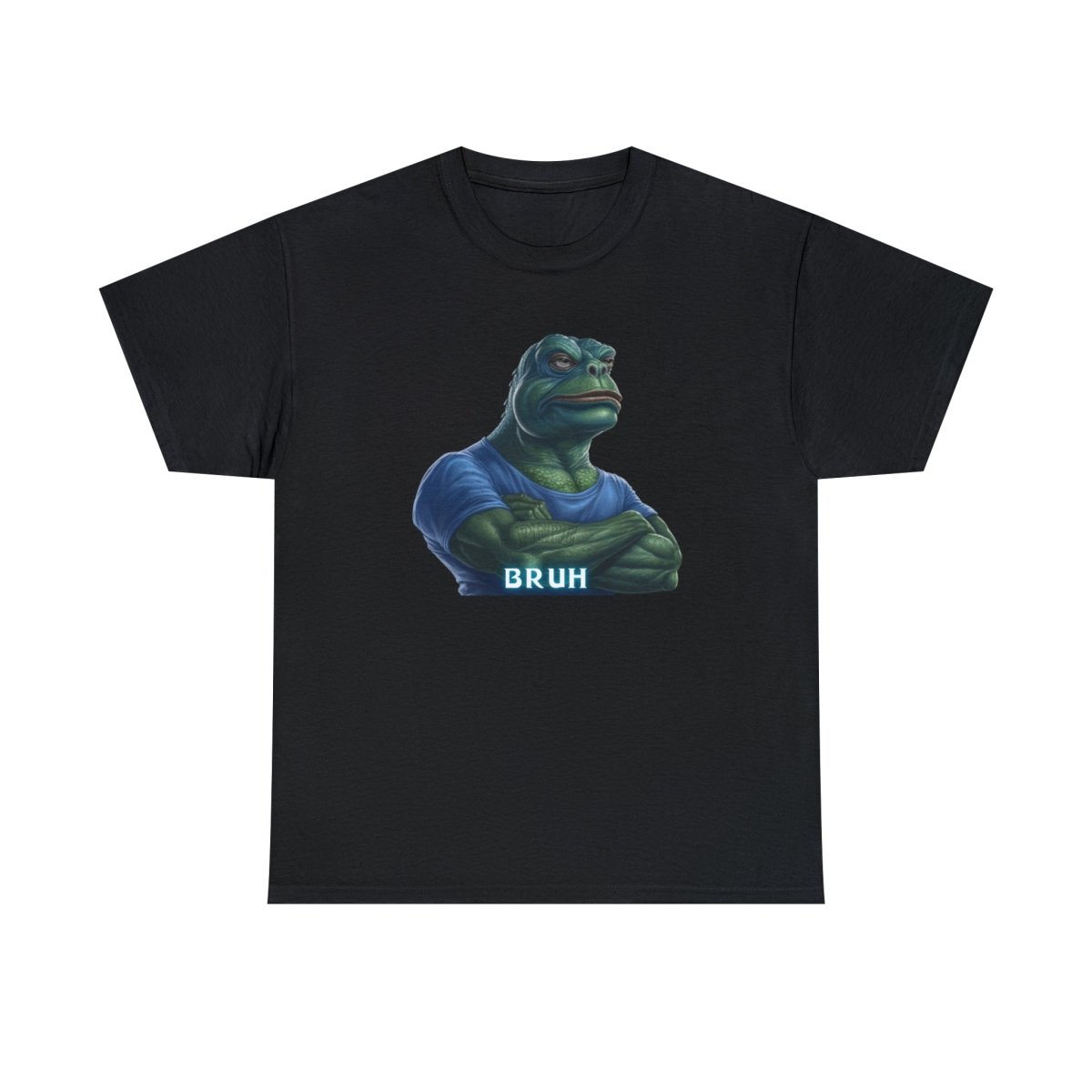 Goated Goods - Bruh Pepe - Unisex T-shirt - Black - S