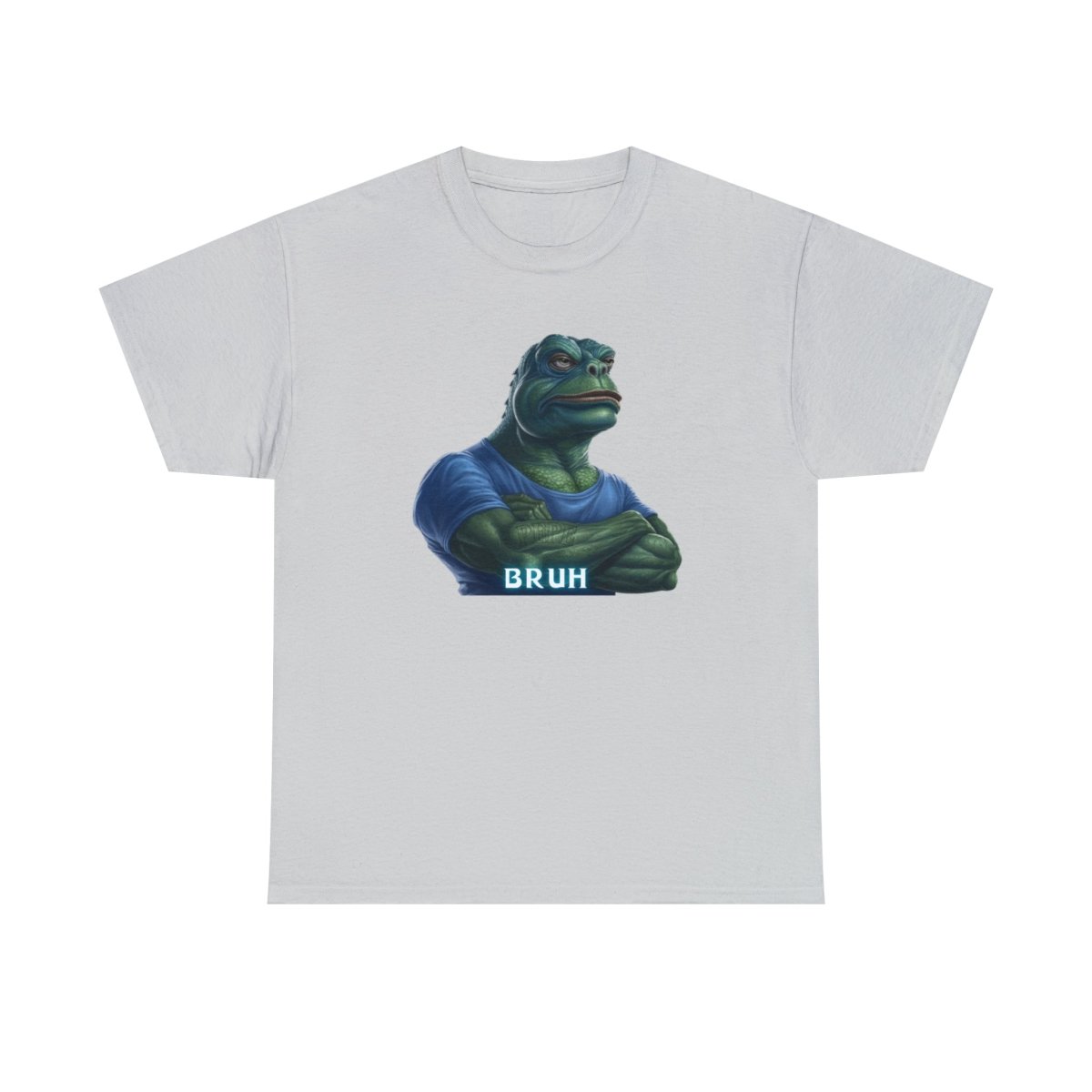 Goated Goods - Bruh Pepe - Unisex T-shirt - Ice Grey - S