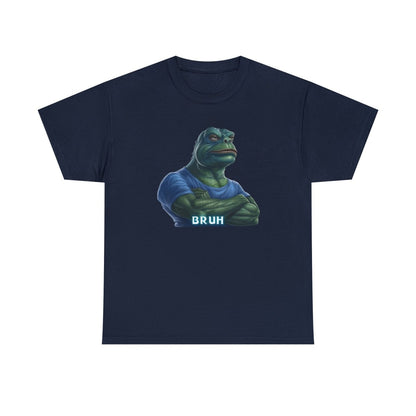 Goated Goods - Bruh Pepe - Unisex T-shirt - Navy - S