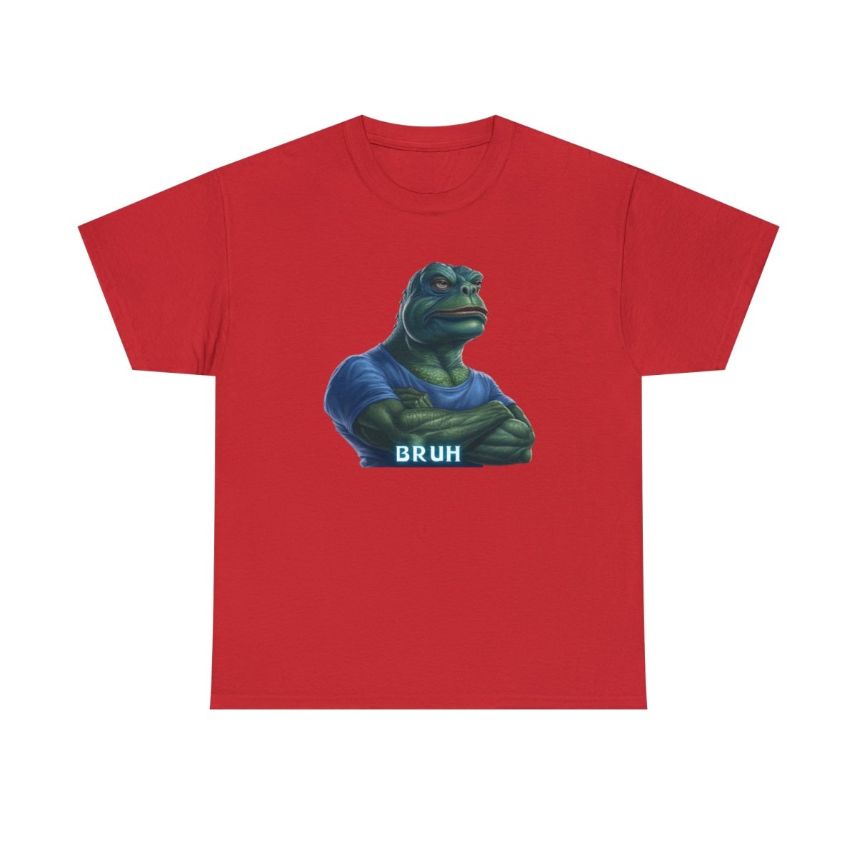 Goated Goods - Bruh Pepe - Unisex T-shirt - Red - S