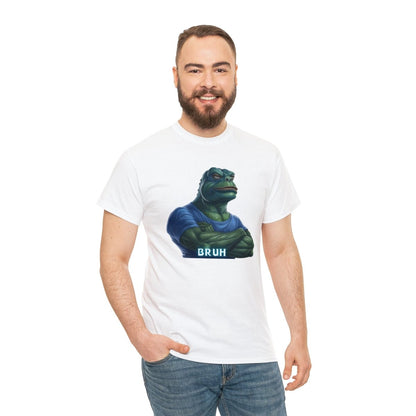 Goated Goods - Bruh Pepe - Unisex T-shirt - White - S