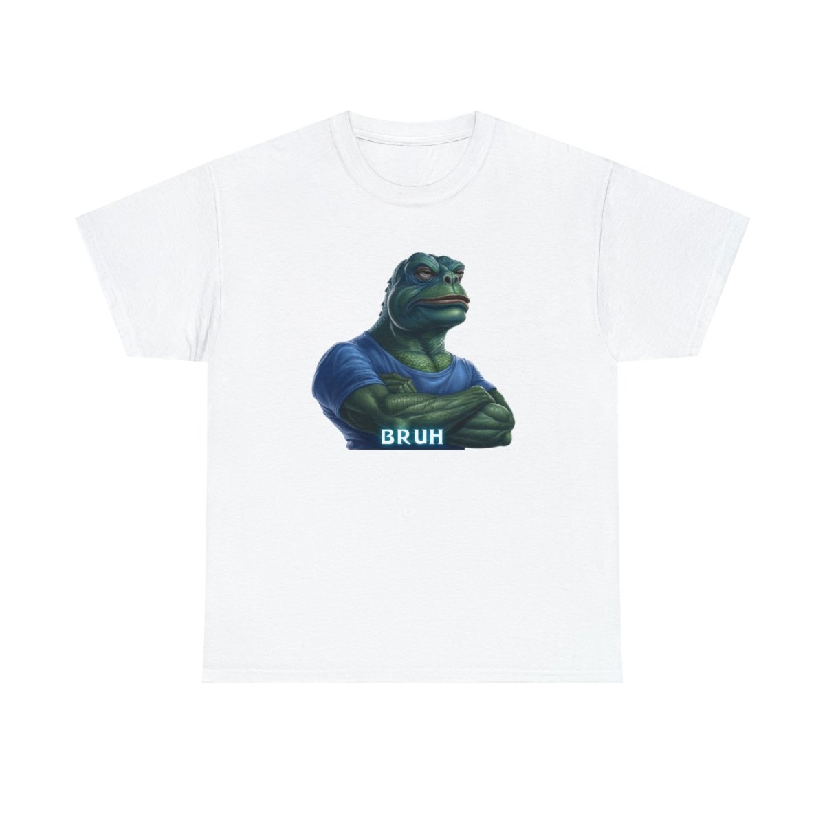 Goated Goods - Bruh Pepe - Unisex T-shirt - White - S