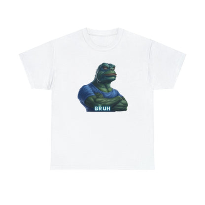 Goated Goods - Bruh Pepe - Unisex T-shirt - White - S