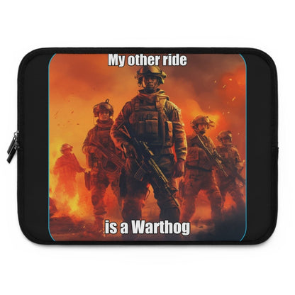 Goated Goods - Call of Duty - My other ride is a Warthog - Laptop Sleeve - Black - 13"