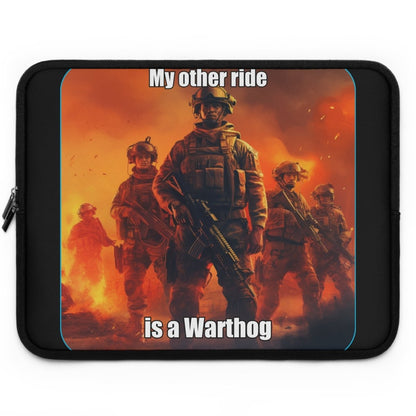 Goated Goods - Call of Duty - My other ride is a Warthog - Laptop Sleeve - Black - 17"