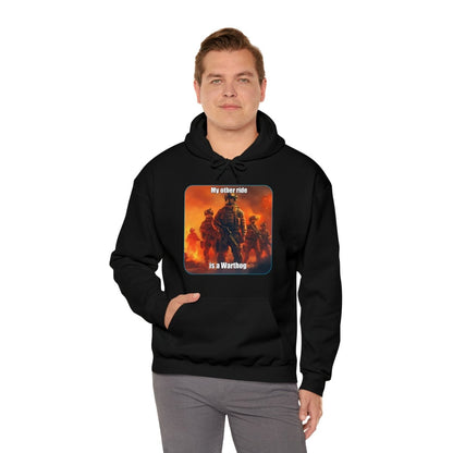 Goated Goods - Call of Duty - My other ride is a Warthog - Unisex Hoodie - Black - S