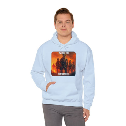 Goated Goods - Call of Duty - My other ride is a Warthog - Unisex Hoodie - Light Blue - S