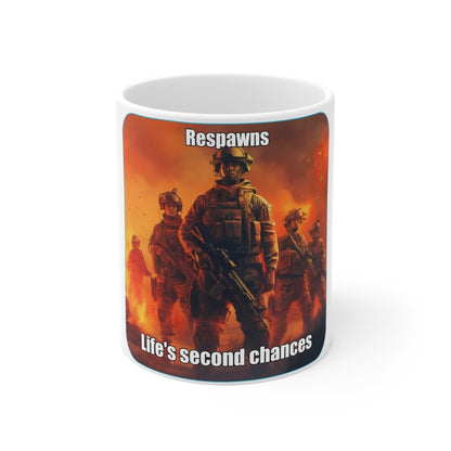 Goated Goods - Call of Duty - Respawns are life's second chances - Coffee Mug - 11oz -