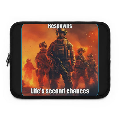 Goated Goods - Call of Duty - Respawns are life's second chances - Laptop Sleeve - Black - 13"