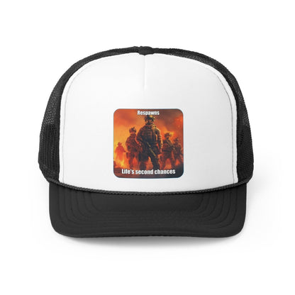 Goated Goods - Call of Duty - Respawns are life's second chances - Trucker Hat - Black - One size