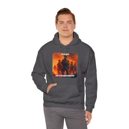 Goated Goods - Call of Duty - Respawns are life's second chances - Unisex Hoodie - Charcoal - S