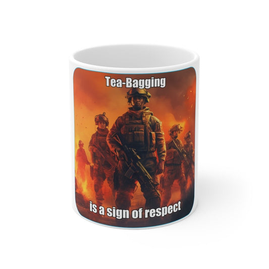 Goated Goods - Call of Duty - Tea-Bagging is a sign of respect - Coffee Mug - 11oz -