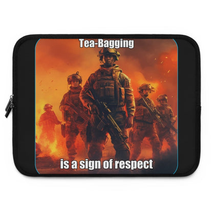 Goated Goods - Call of Duty - Tea-Bagging is a sign of respect - Laptop Sleeve - Black - 15"