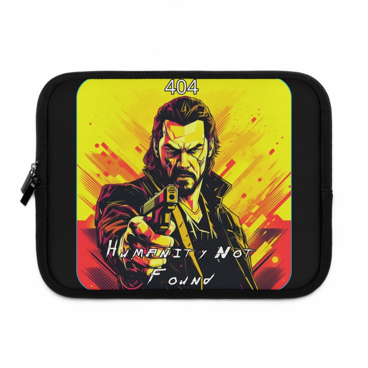 Goated Goods - Cyberpunk 2077 - 404 Humanity Not Found - Laptop Sleeve - Black - 13"